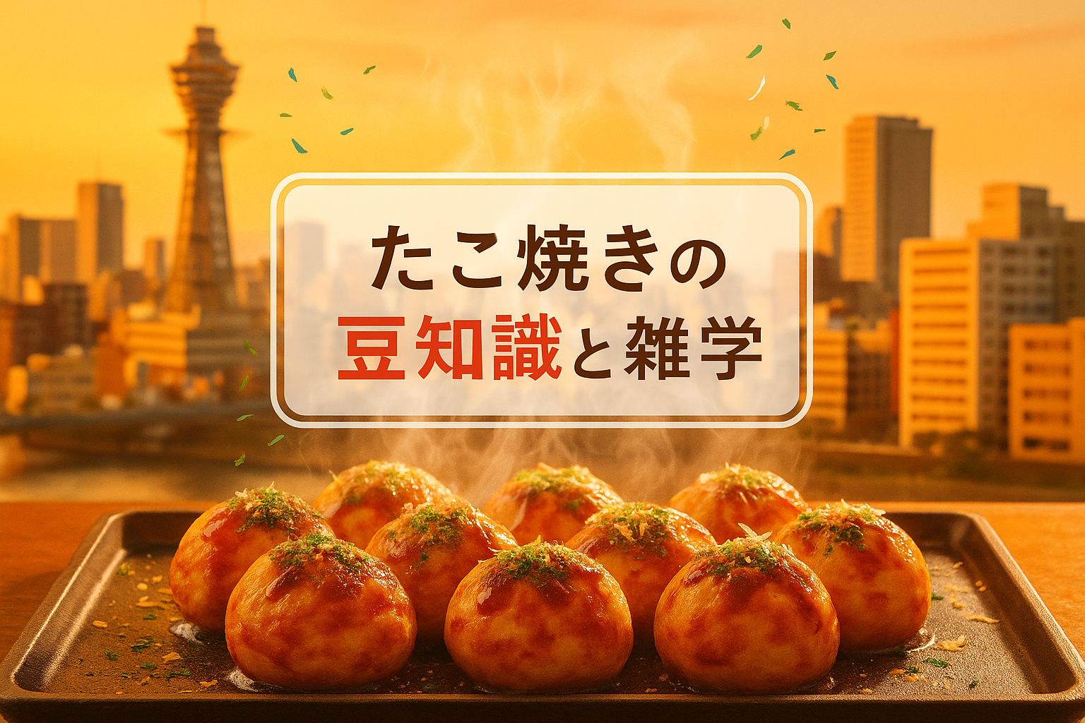 たこ焼きの豆知識と雑学