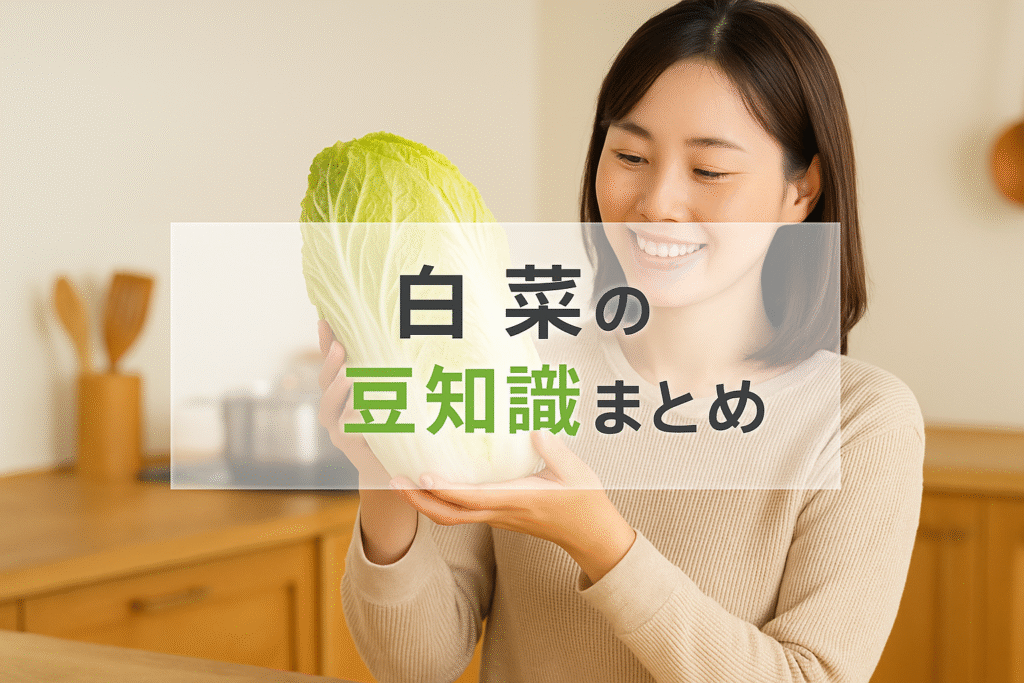 白菜の豆知識、知っているようで意外と知らない雑学集