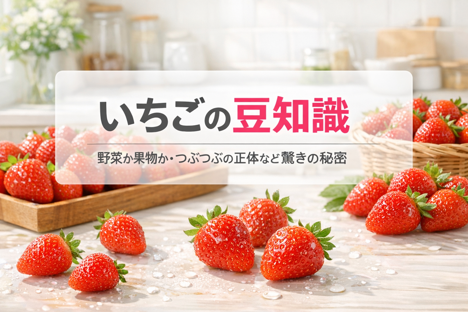 いちごの豆知識が面白い！