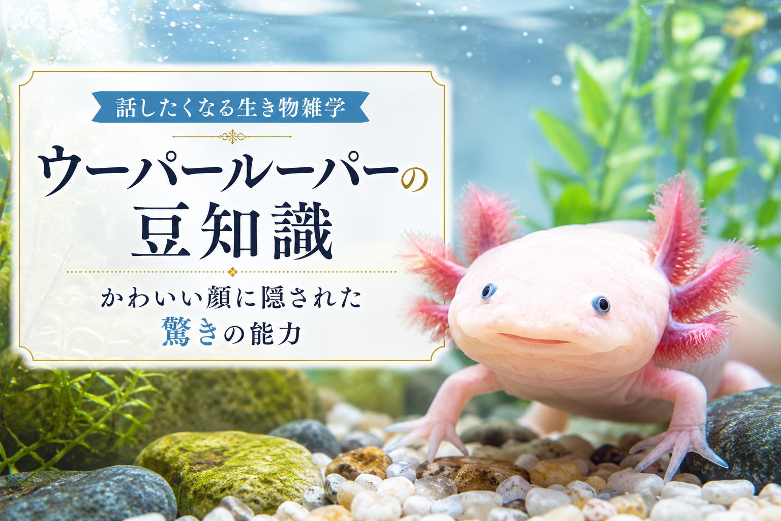 ウーパールーパーの豆知識