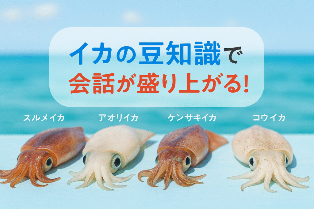 イカの豆知識で食卓を盛り上げよう！