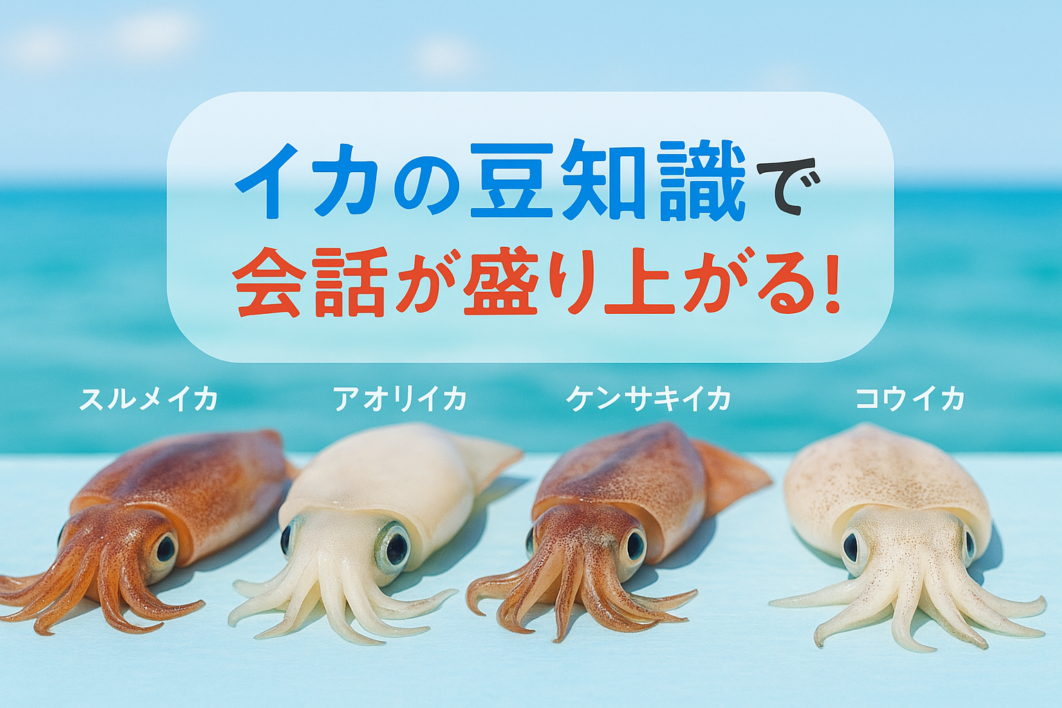 イカの豆知識で食卓を盛り上げよう！
