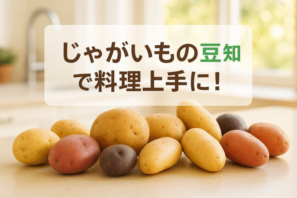 じゃがいもの豆知識で料理上手に！