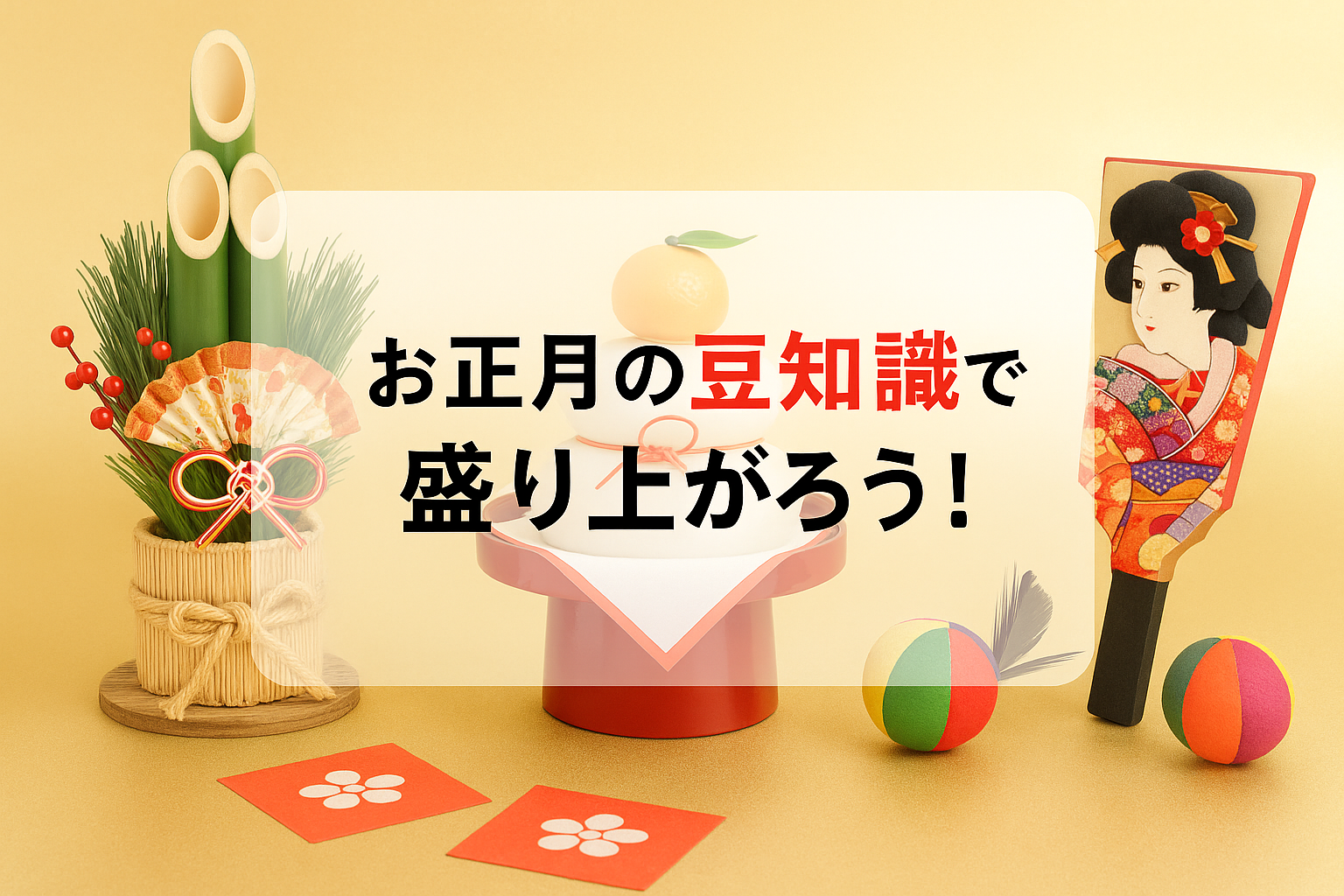 お正月の豆知識で盛り上がろう!