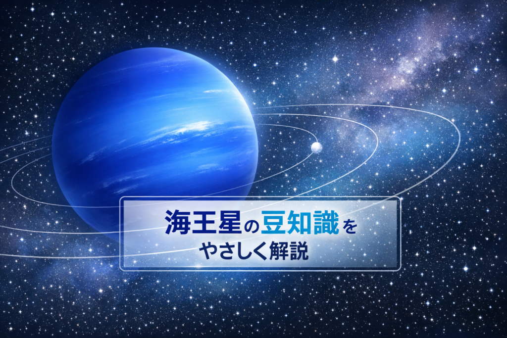 海王星と豆知識でわかる惑星の驚きの雑学と太陽系での意外な役割
