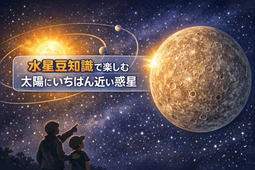 水星豆知識で楽しむ太陽系惑星入門