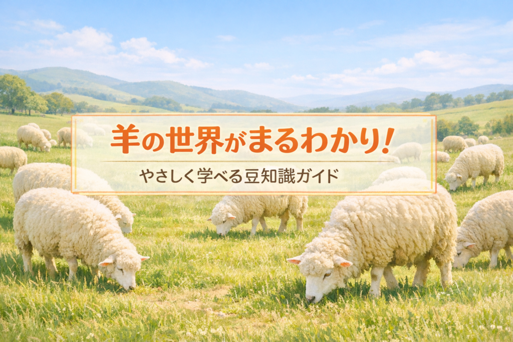 羊の豆知識でわかる
