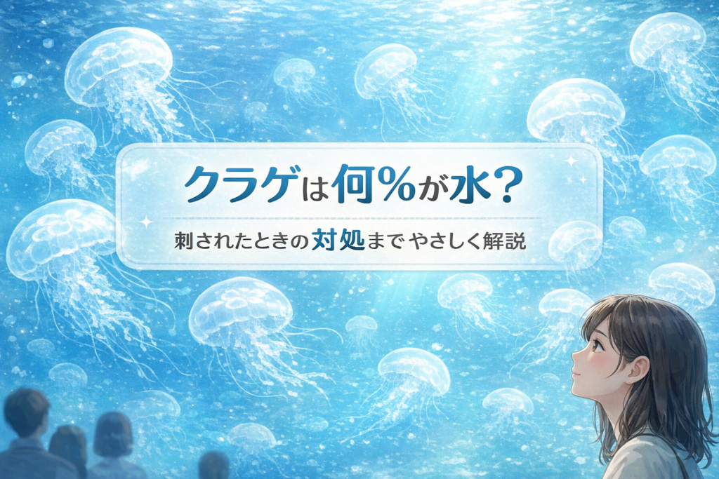 クラゲ豆知識で楽しむ体の仕組みと水族館観察術