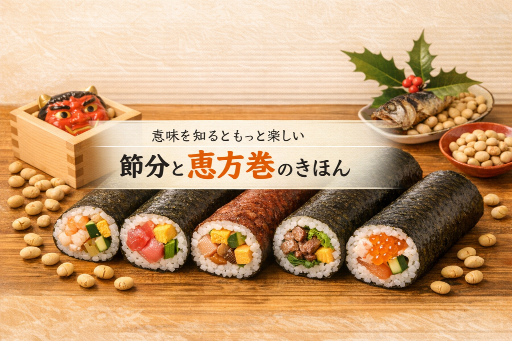 恵方巻と豆知識で楽しむ節分完全ガイド
