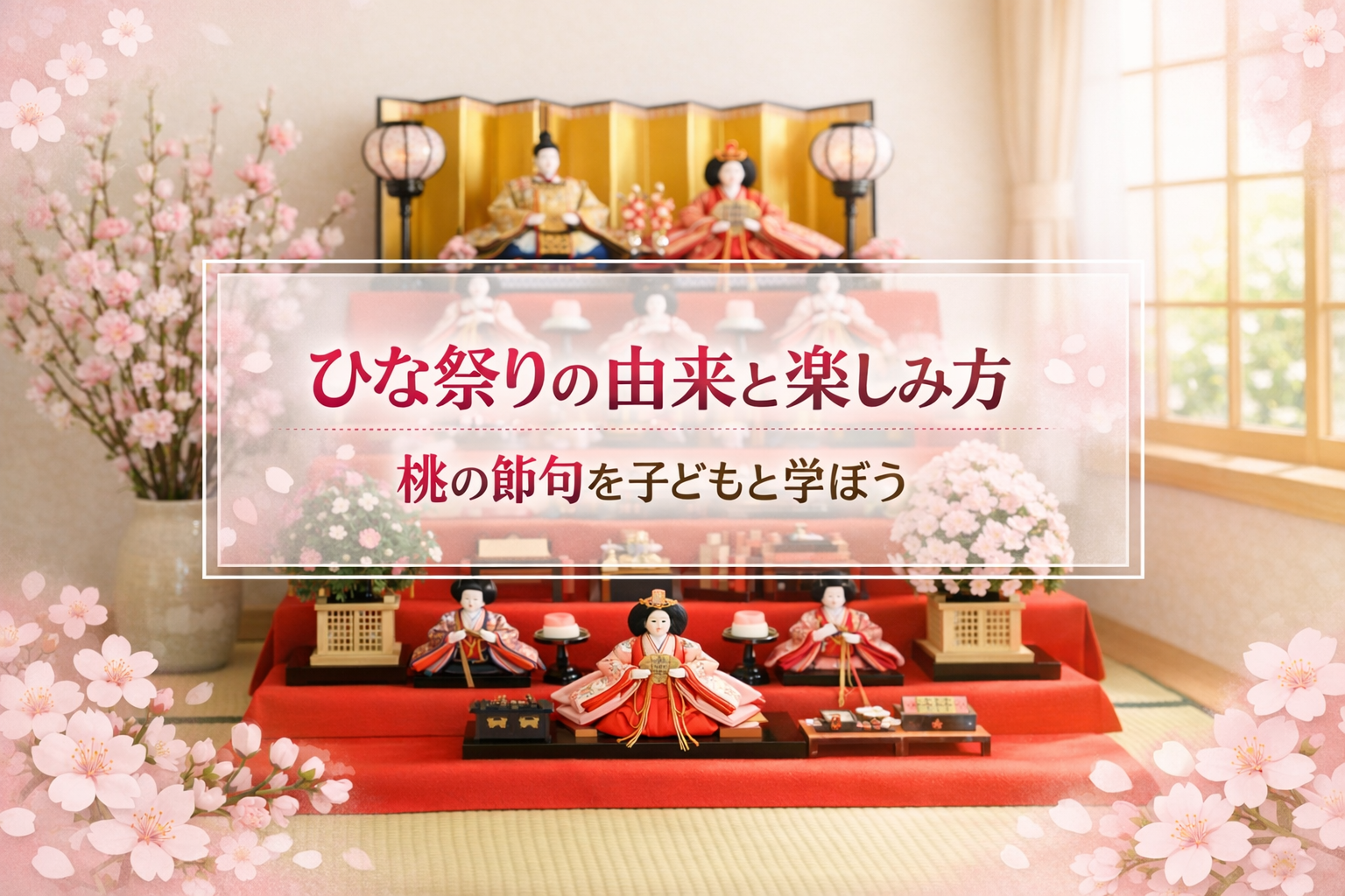 ひな祭り豆知識で親子がもっと楽しめる桃の節句の由来と雛人形の意味