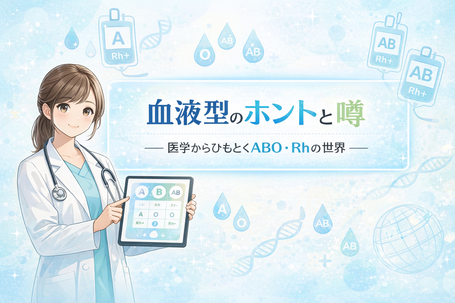 血液型豆知識でわかる性格と病気リスクの面白い雑学