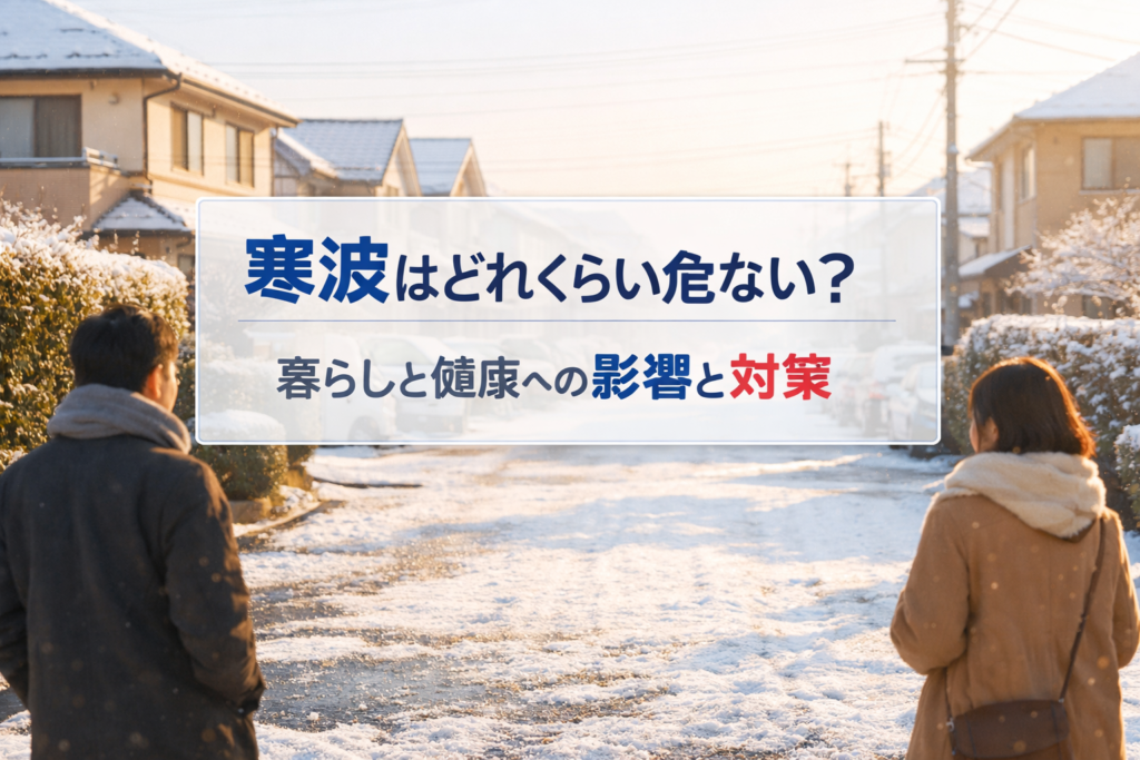 寒波と豆知識で暮らしを守る！