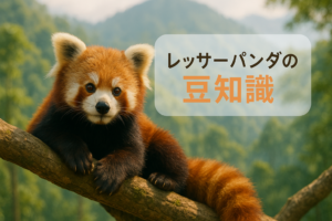 レッサーパンダの豆知識、知っているようで意外と知らない生態の話